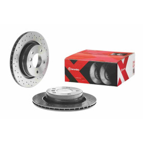 BREMBO Brzdový kotouč děrované/vnitřně chladené Ø294mm 09.7702.1X_thumb2