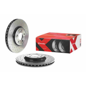 BREMBO Brzdový kotouč děrované/vnitřně chladené Ø320mm 09.A758.1X_thumb2