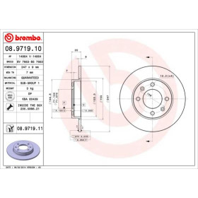 BREMBO Brzdový kotouč plný Ø247mm 08.9719.11_thumb2