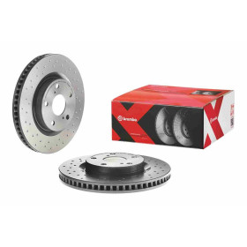 BREMBO Brzdový kotouč děrované/vnitřně chladené Ø296mm 09.A417.1X_thumb2