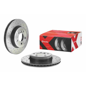 BREMBO Brzdový kotouč děrované/vnitřně chladené Ø325mm 09.9581.1X_thumb2