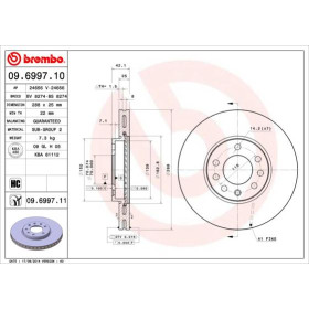 BREMBO Brzdový kotouč větraný Ø288mm 09.6997.11_thumb2