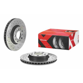 BREMBO Brzdový kotouč děrované/vnitřně chladené Ø286mm 09.8633.1X_thumb2