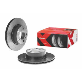 BREMBO Brzdový kotouč děrované/vnitřně chladené Ø300mm 09.C114.1X_thumb2