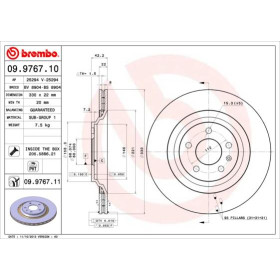 BREMBO Brzdový kotouč větraný Ø330mm 09.9767.11_thumb2