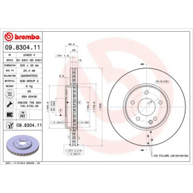 BREMBO Brzdový kotouč větraný Ø300mm 09.8304.11_thumb2