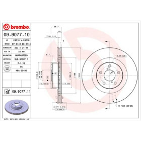 BREMBO Brzdový kotouč větraný Ø293mm 09.9077.11_thumb2