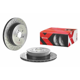 BREMBO Brzdový kotouč děrované/vnitřně chladené Ø316mm 09.7813.1X_thumb2