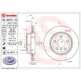 BREMBO Brzdový kotouč větraný Ø320mm 09.9573.11_thumb2