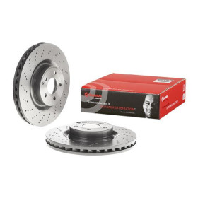 BREMBO Brzdový kotouč děrované/vnitřně chladené Ø344mm 09.B746.51_thumb2