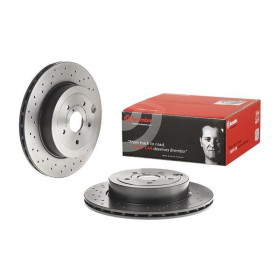 BREMBO Brzdový kotouč děrované/vnitřně chladené Ø326mm 09.C829.11_thumb2