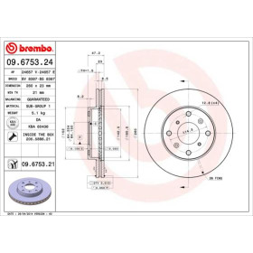 BREMBO Brzdový kotouč vnitřní chlazeně Ø260mm 09.6753.21_thumb3