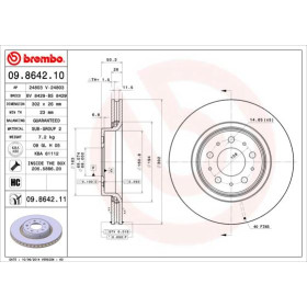 BREMBO Brzdový kotouč větraný Ø302mm 09.8642.11_thumb2