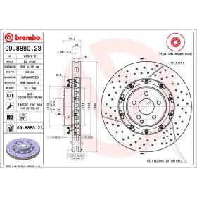 BREMBO Brzdový kotouč Brzdový kotouč dvoudílný Ø390mm 09.8880.23_thumb2