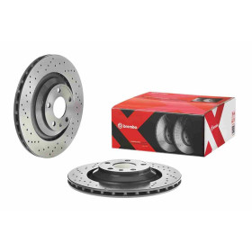 BREMBO Brzdový kotouč děrované/vnitřně chladené Ø330mm 09.8842.2X_thumb2