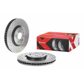 BREMBO Brzdový kotouč děrované/vnitřně chladené Ø320mm 09.B269.1X_thumb2