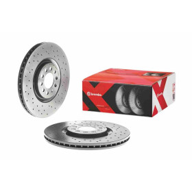 BREMBO Brzdový kotouč děrované/vnitřně chladené Ø312mm 09.7880.1X_thumb2