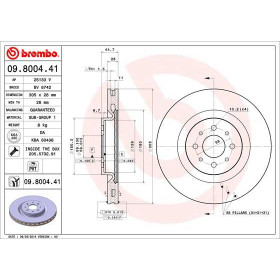 BREMBO Brzdový kotouč větraný Ø305mm 09.8004.41_thumb2