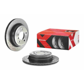 BREMBO Brzdový kotouč děrované/vnitřně chladené Ø300mm 09.B338.2X_thumb2