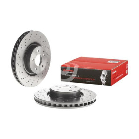 BREMBO Brzdový kotouč děrované/vnitřně chladené Ø335mm 09.A732.11_thumb2