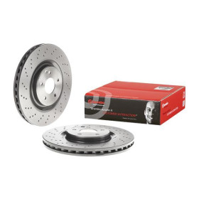 BREMBO Brzdový kotouč děrované/vnitřně chladené Ø345mm 09.A731.11_thumb2