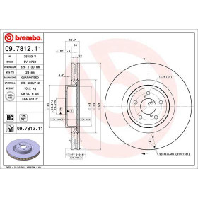 BREMBO Brzdový kotouč větraný Ø326mm 09.7812.11_thumb2