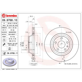 BREMBO Brzdový kotouč větraný Ø310mm 09.9768.11_thumb2