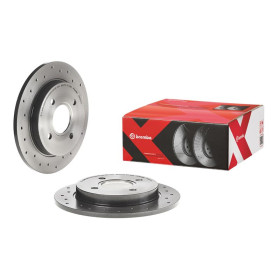 BREMBO Brzdový kotouč děrovaný Ø253mm 08.4931.2X_thumb2