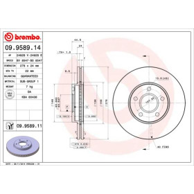 BREMBO Brzdový kotouč větraný Ø278mm 09.9589.11_thumb2