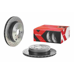 BREMBO Brzdový kotouč děrované/vnitřně chladené Ø316mm 09.A198.1X_thumb2