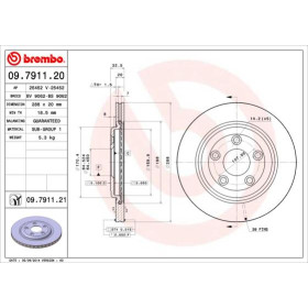 BREMBO Brzdový kotouč větraný Ø288mm 09.7911.21_thumb2