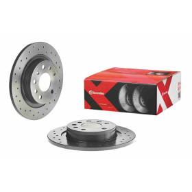 BREMBO Brzdový kotouč děrovaný Ø278mm 08.9511.1X_thumb2