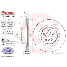 BREMBO Brzdový kotouč větraný Ø360mm 09.9372.21_thumb2