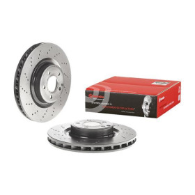 BREMBO Brzdový kotouč děrované/vnitřně chladené Ø344mm 09.B744.51_thumb2