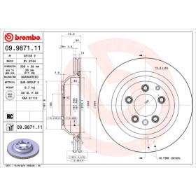 BREMBO Brzdový kotouč větraný Ø358mm 09.9871.11_thumb2