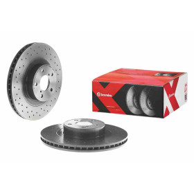 BREMBO Brzdový kotouč děrované/vnitřně chladené Ø293mm 09.9077.1X_thumb2