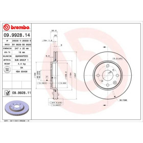 BREMBO Brzdový kotouč větraný Ø247mm 09.9928.11_thumb2