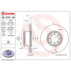 BREMBO Brzdový kotouč větraný Ø294mm 09.9761.60_thumb2