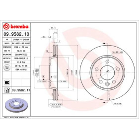 BREMBO Brzdový kotouč větraný Ø294mm 09.9582.11_thumb2