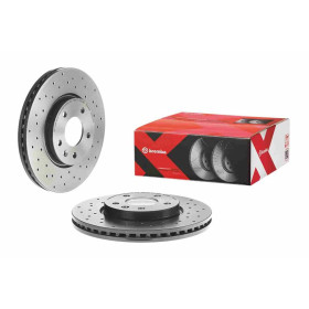 BREMBO Brzdový kotouč děrované/vnitřně chladené Ø300mm 09.B356.1X_thumb2