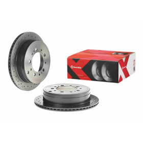 BREMBO Brzdový kotouč děrované/vnitřně chladené Ø345mm 09.D618.1X_thumb2