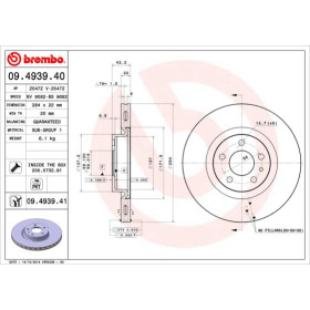 BREMBO Brzdový kotouč větraný Ø284mm 09.4939.41_thumb2