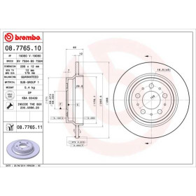 BREMBO Brzdový kotouč plný Ø288mm 08.7765.11_thumb2