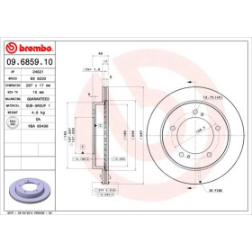 BREMBO Brzdový kotouč větraný Ø287mm 09.6859.10_thumb2