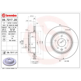 BREMBO Brzdový kotouč větraný Ø305mm 09.7217.21_thumb3