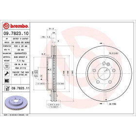 BREMBO Brzdový kotouč větraný Ø303mm 09.7823.11_thumb2