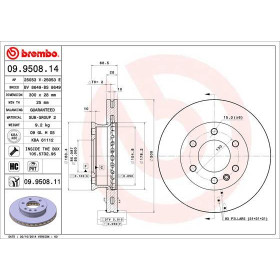 BREMBO Brzdový kotouč větraný Ø300mm 09.9508.11_thumb2