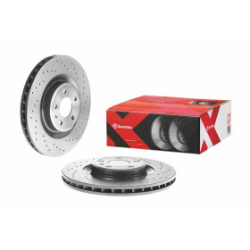 BREMBO Brzdový kotouč děrované/vnitřně chladené Ø345mm 09.B039.1X_thumb2