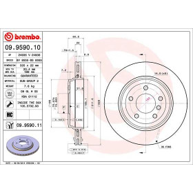 BREMBO Brzdový kotouč větraný Ø320mm 09.9590.11_thumb2