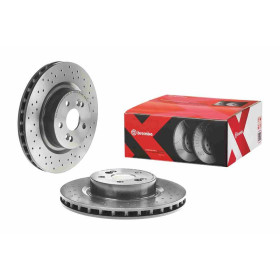 BREMBO Brzdový kotouč děrované/vnitřně chladené Ø312mm 09.8904.1X_thumb2